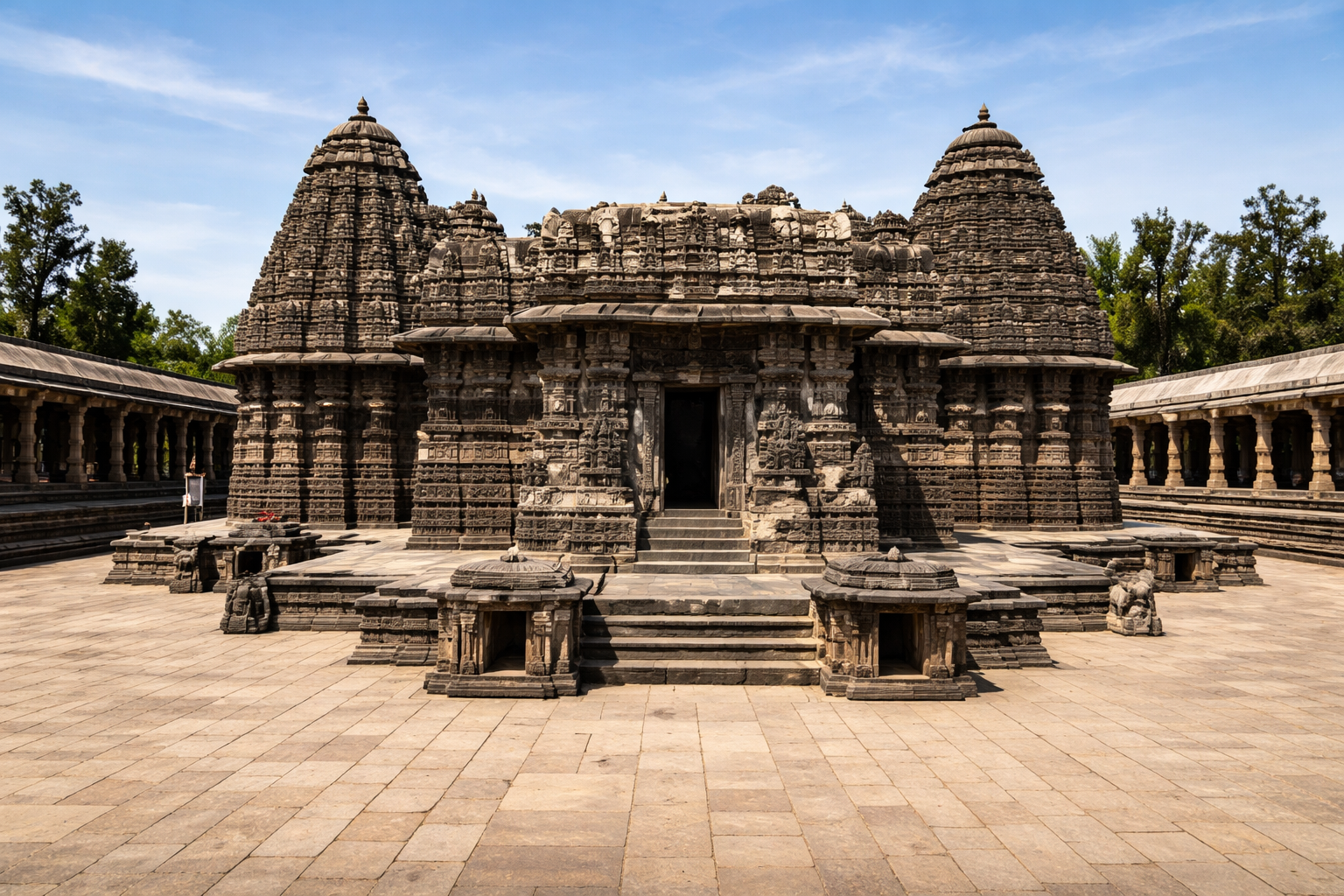 Channakeshava temple taxi tour from Sakleshpur on the Belur route