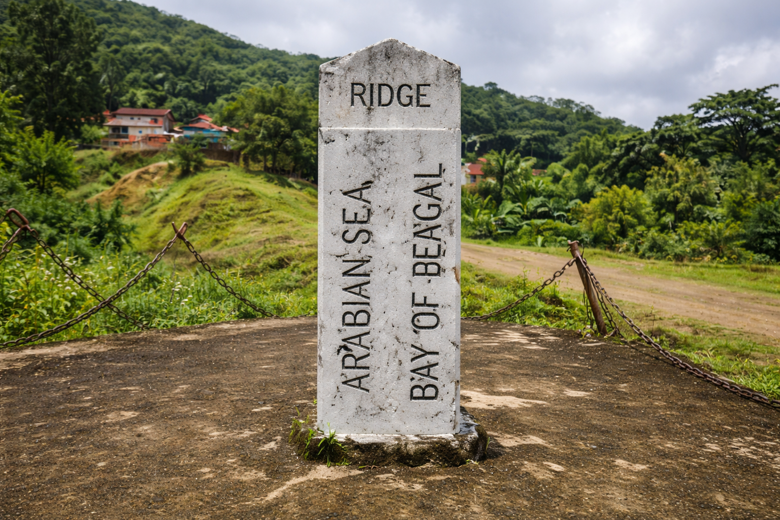 Ridge point scenic viewpoint taxi stop from Sakleshpur